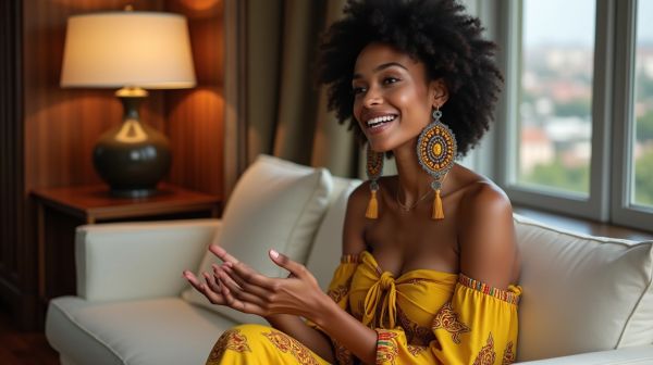 Portez des boucles d'oreilles créoles pour un style chic